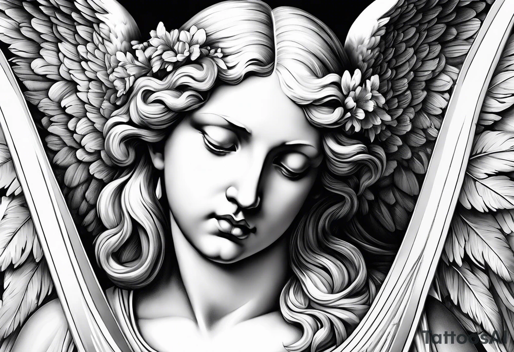 Bernini's angel in Saint Angelo bridge tattoo idea