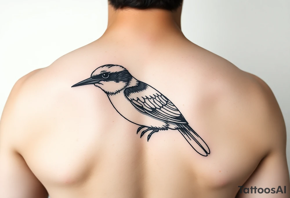 Black and white bluebird tattoo tattoo idea