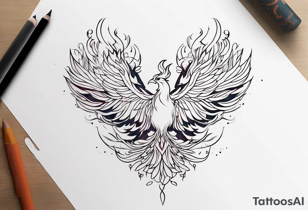 phoenix tattoo idea