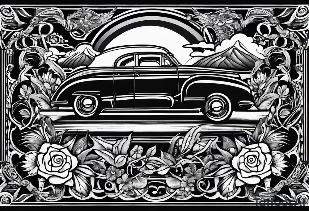 Old school Southern California tattoo idea
