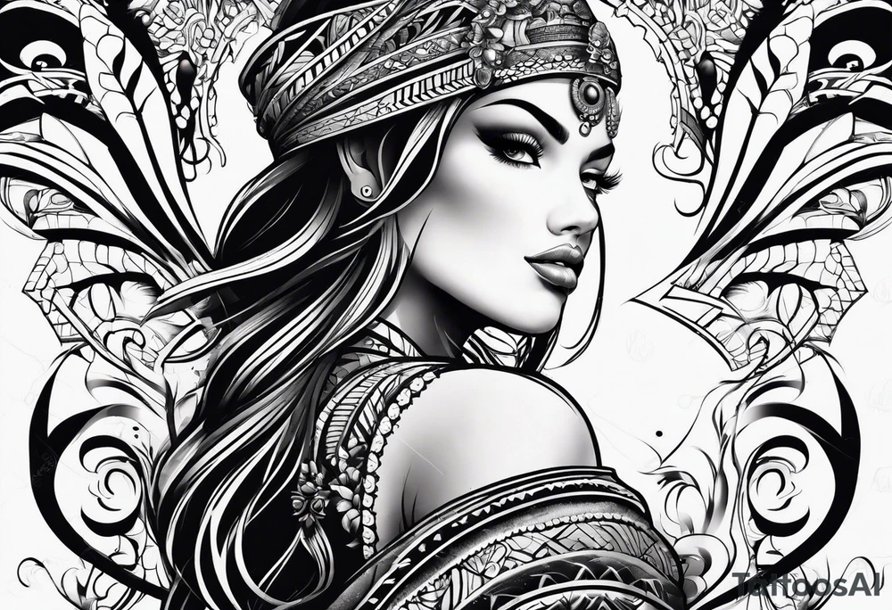 half sleeve tattoo idea