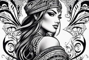 half sleeve tattoo idea