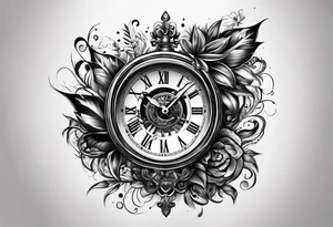 Write: no need to run after the time tattoo idea