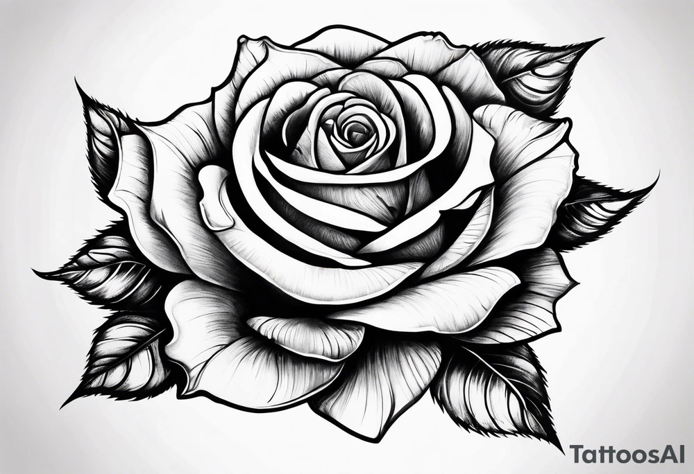 Rose,blood tattoo idea