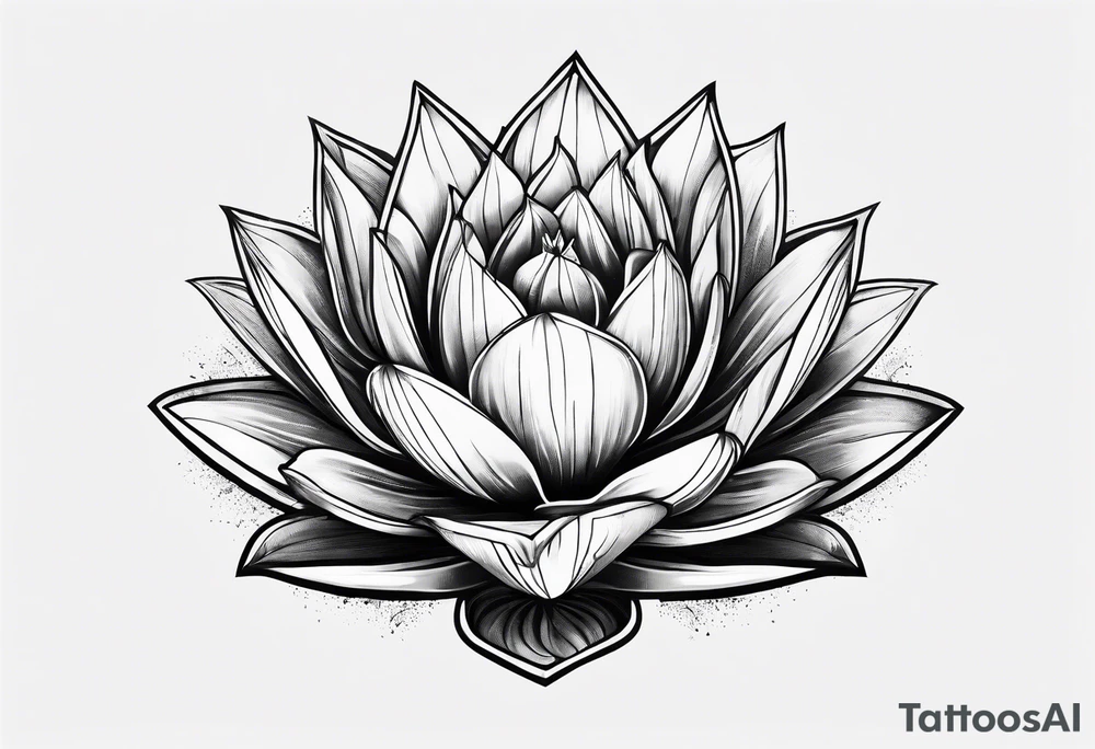 Molotov cocktail on an agave cactus tattoo idea