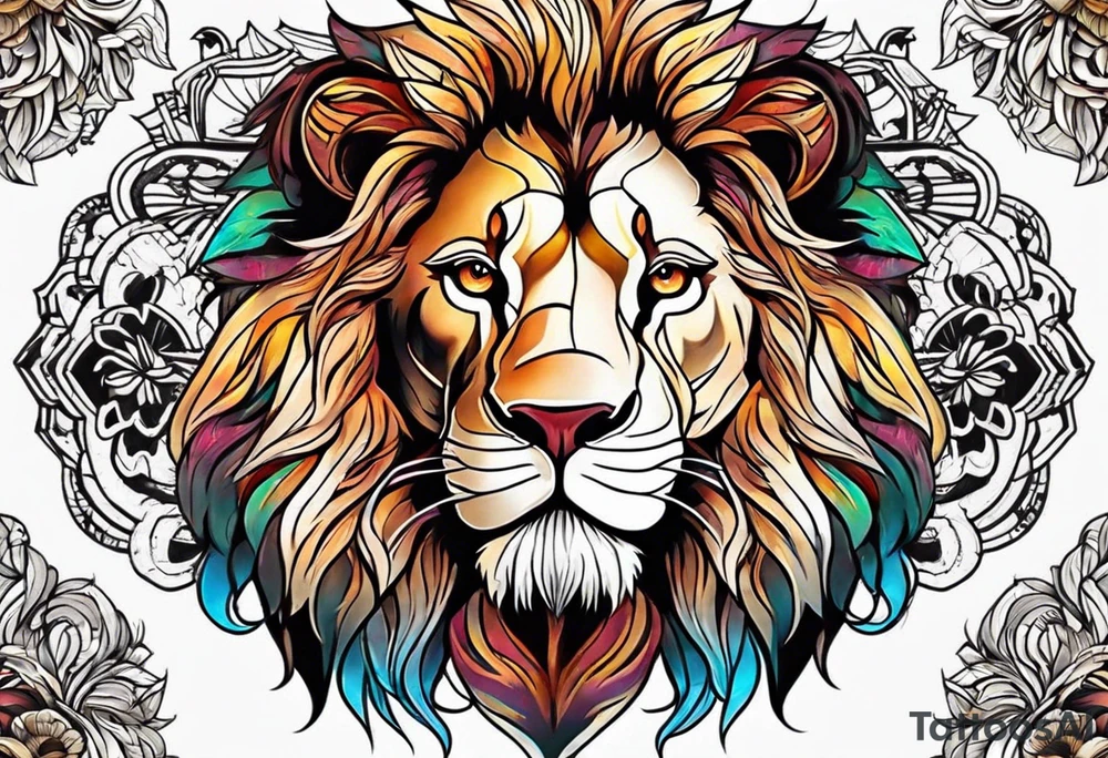 lion tattoo idea