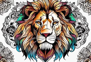 lion tattoo idea