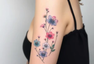 Wildflowers tattoo idea