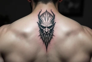 skinny poseidon tattoo idea