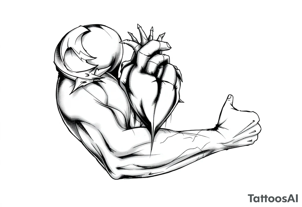 Heartless tattoo idea