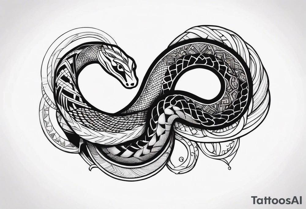 snakes tattoo idea