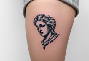 greek sculture 
female tattoo idea
