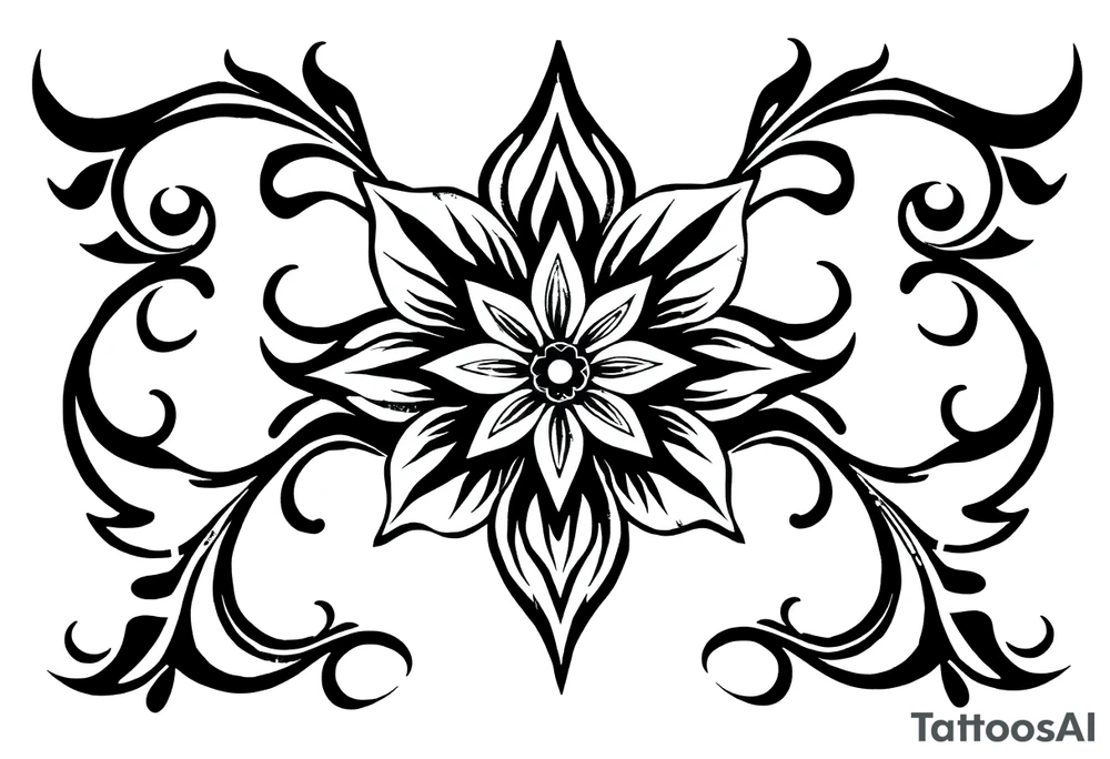 Flower tattoo idea