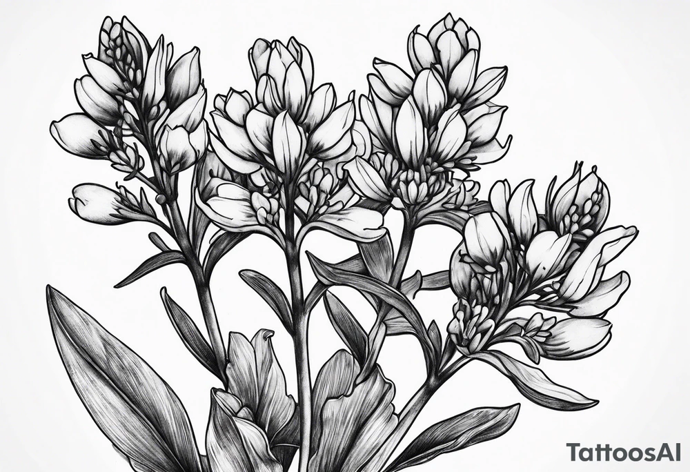 Bluebonnet tattoo idea