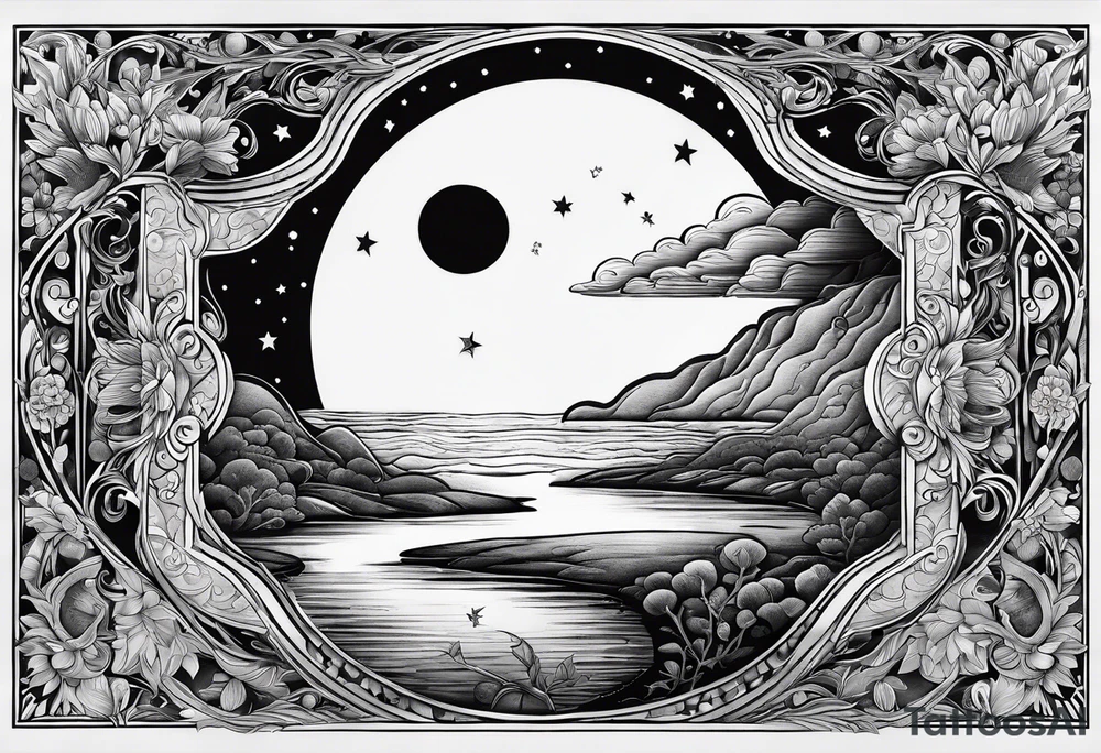 Goodnight moon and goodnight you, when you're all that I think about tattoo idea