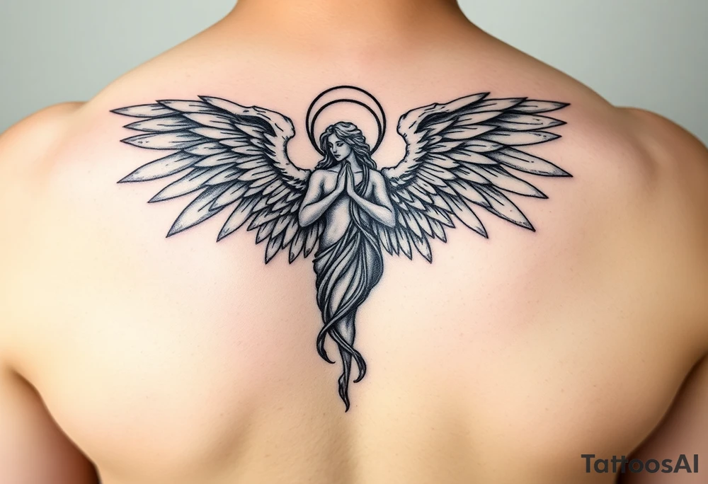 Archangel, seraphim, biblically accurate tattoo idea