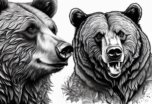 Grizzly tattoo idea