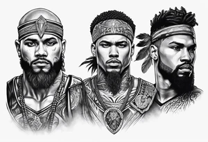 Warriors tattoo idea