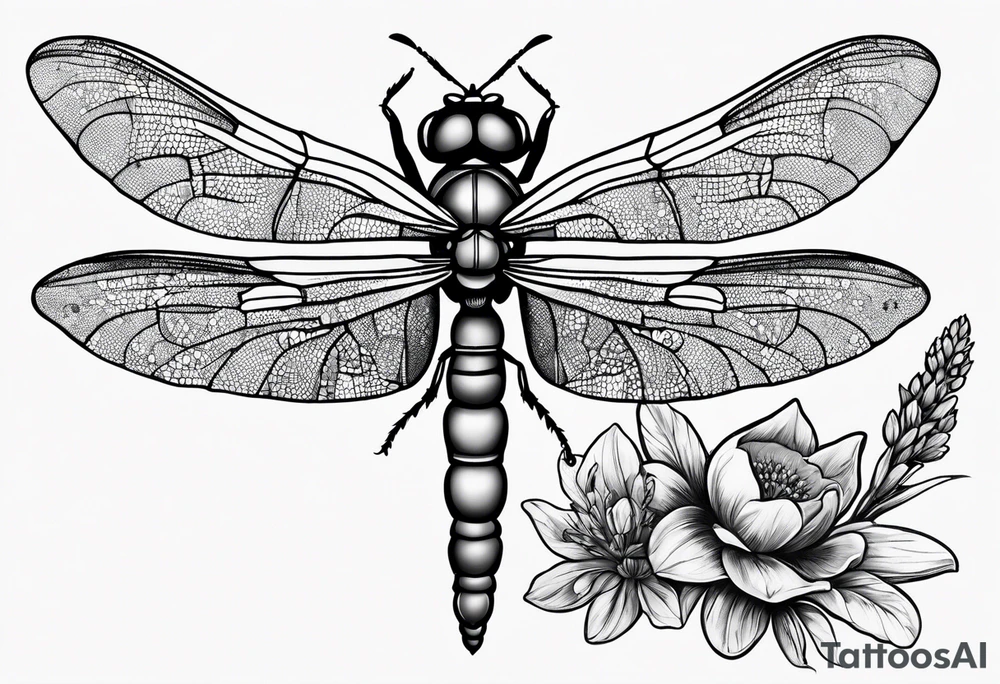 Book lavender dragonfly bee standing stones tattoo idea