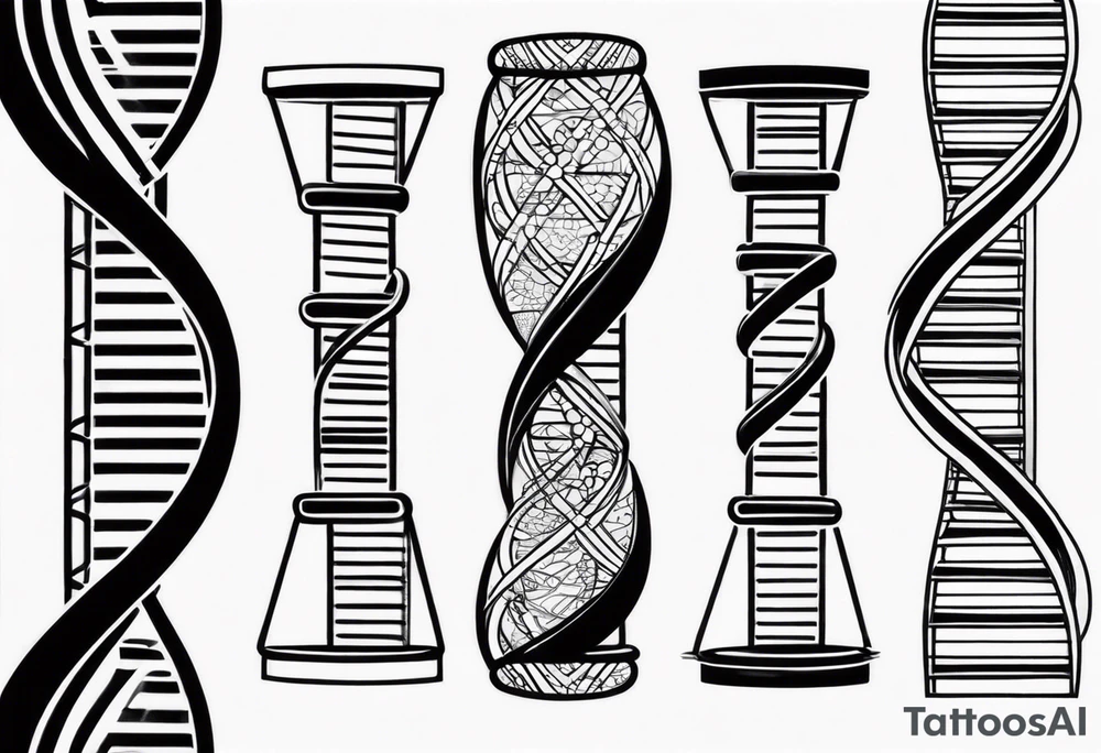 Dna strand tattoo idea