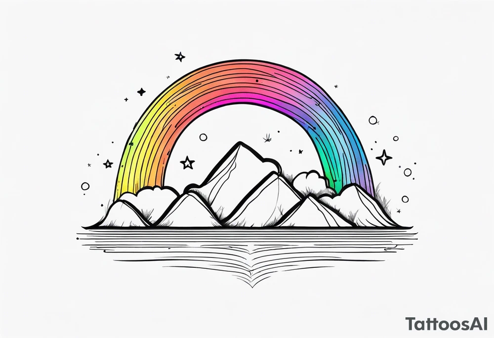 RAINBOW tattoo idea