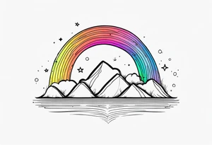 RAINBOW tattoo idea