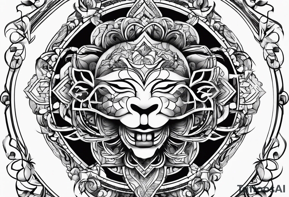 symbols of feeling trapped tattoo idea