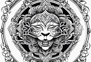 symbols of feeling trapped tattoo idea