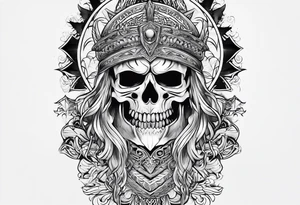 Valhalla word tattoo idea