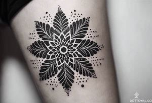 Леопард и змея в листьях tattoo idea