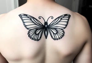 aries zodiac sign turned into a butterfly with the names terri and justo incorporated. add cat reference too tattoo idea