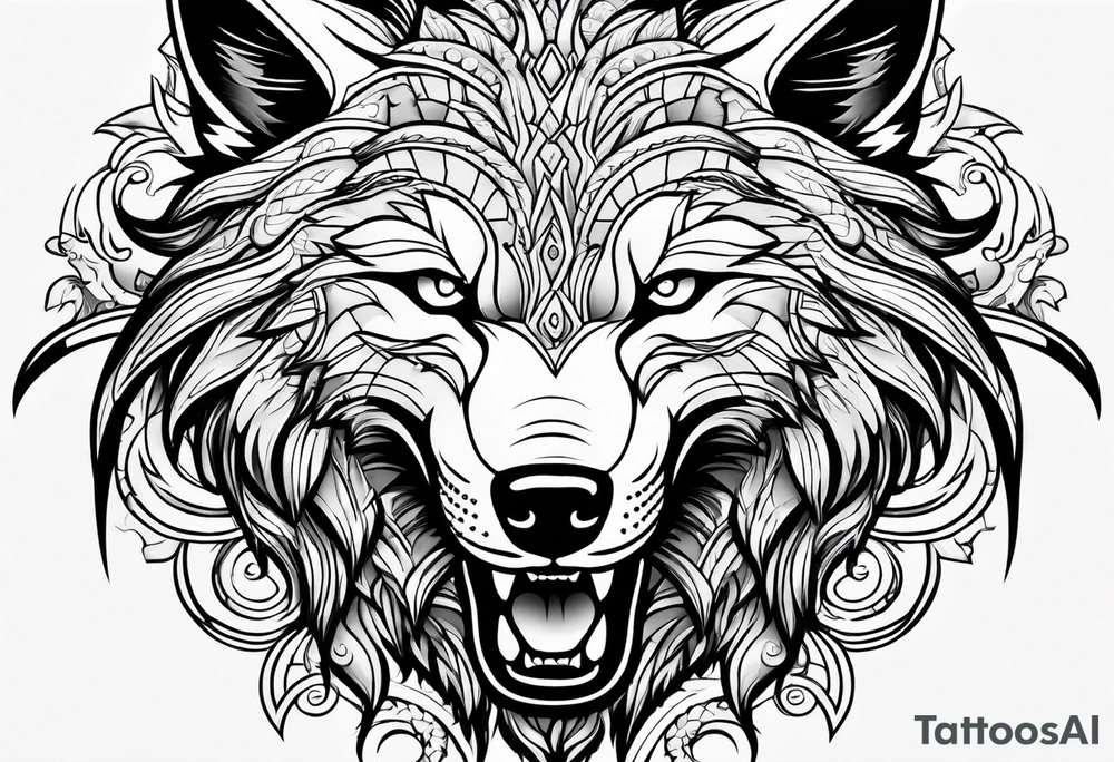 Fenrir tattoo idea