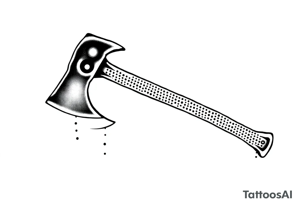firefighter axe tattoo idea