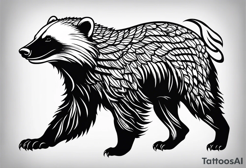 Mc honey badger tattoo idea