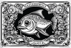 invisible squid in the dark tattoo idea