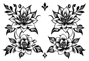 Flowers tattoo idea