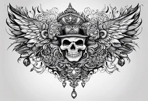 A tattoo that says Never Enough tattoo idea