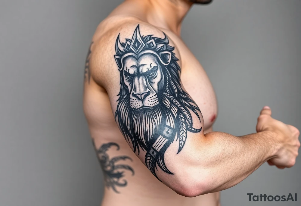 a Jungle King tattoo idea