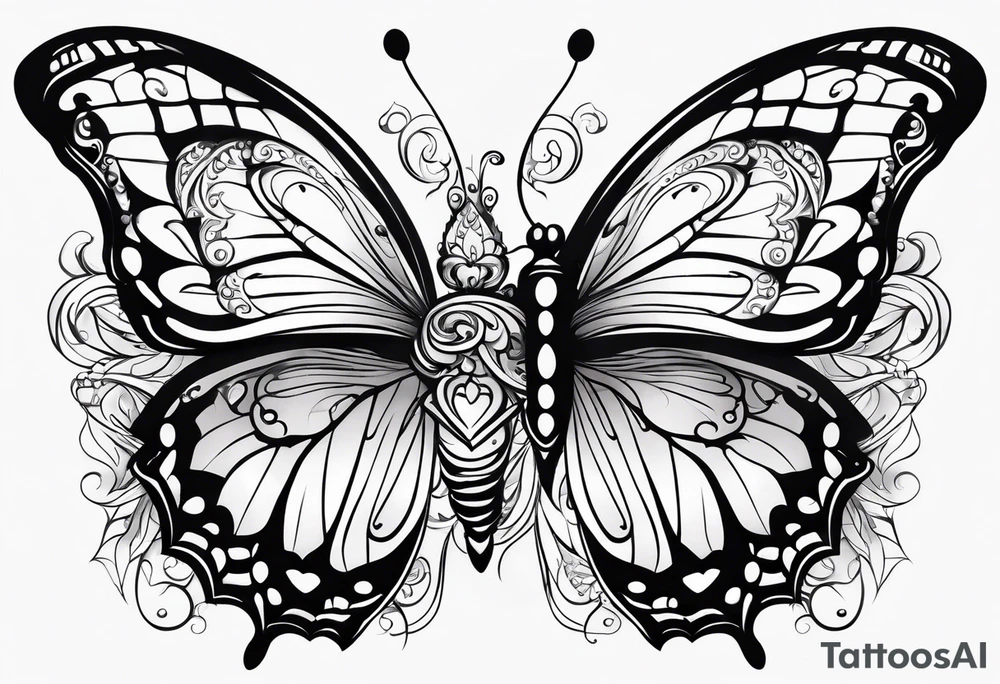 butterfly tattoo idea