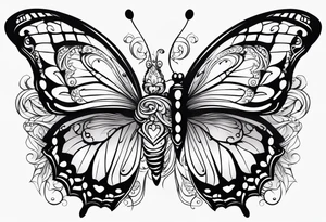 butterfly tattoo idea
