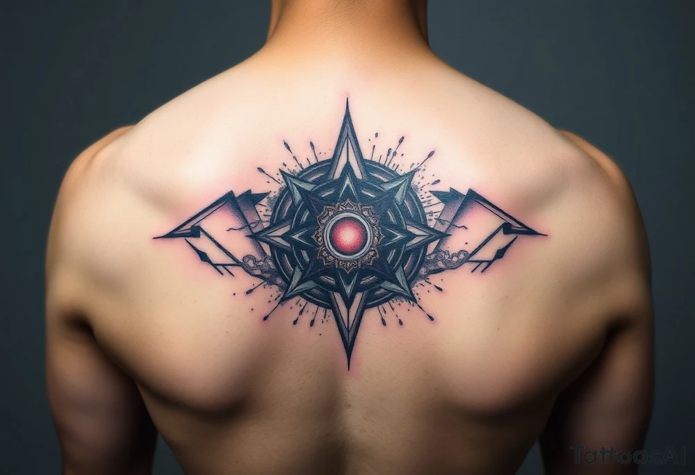 cover up tattoo inspired by the galaxy tattoo idea