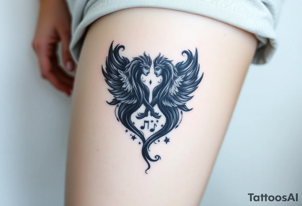 Viola Johnston Gemini tattoo idea