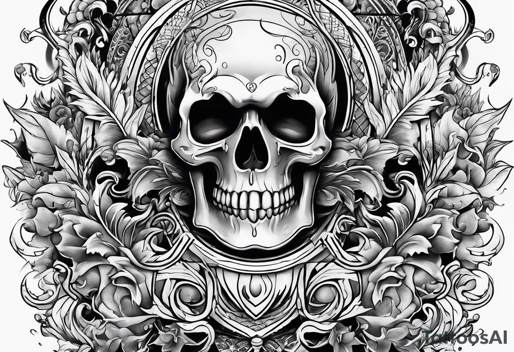 mist death tattoo idea