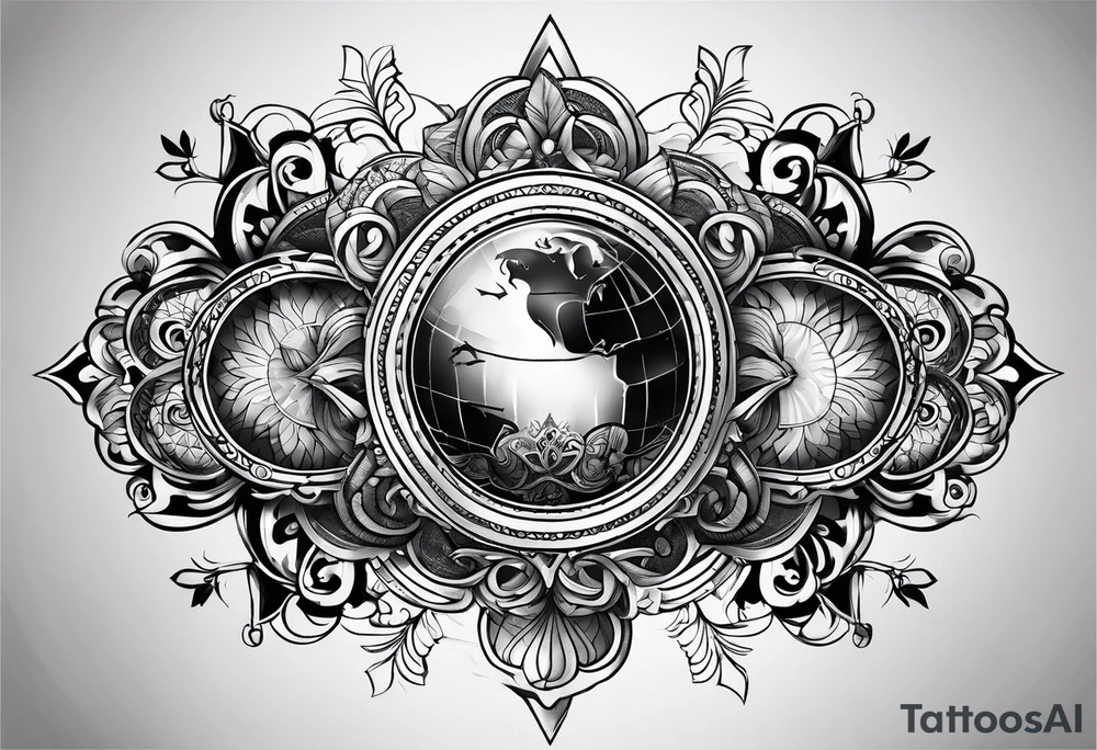 Coordinates tattoo idea