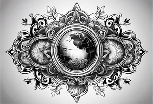 Coordinates tattoo idea