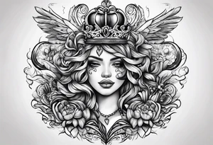 corazon con la playa tattoo idea