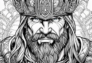The Mighty Thor from the 1980's comics tattoo idea