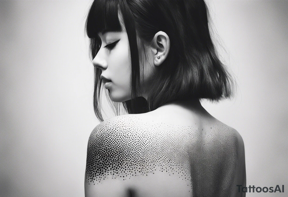 anime girl tattoo idea