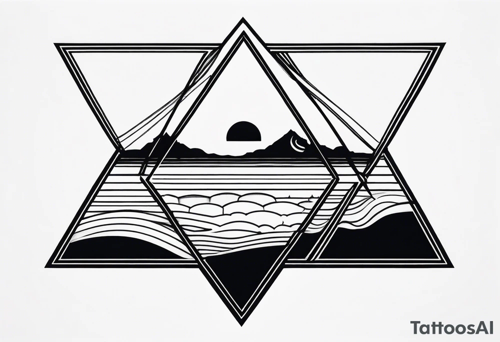 guam theme, modern, minimalist, triangle border tattoo idea guam theme, modern, minimalist, triangle border tattoo idea
