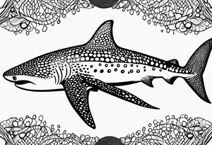 whaleshark, simple tattoo idea